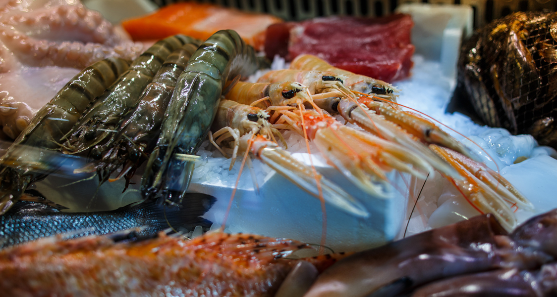 Excellent seafood dishes